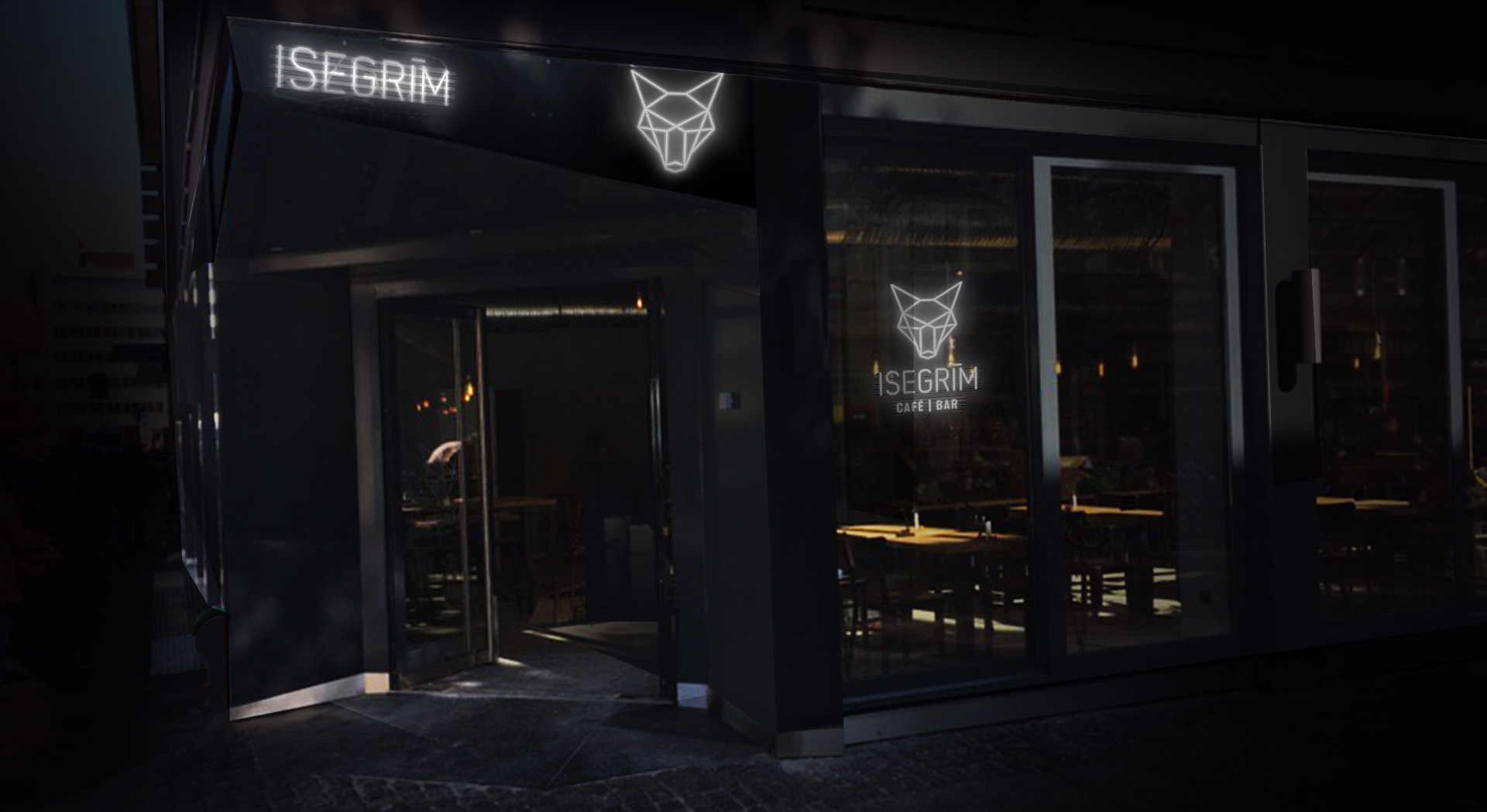 Svenja Limke <strong>ISEGRIM Bar – Café</strong></br>Logo + Corporate Design