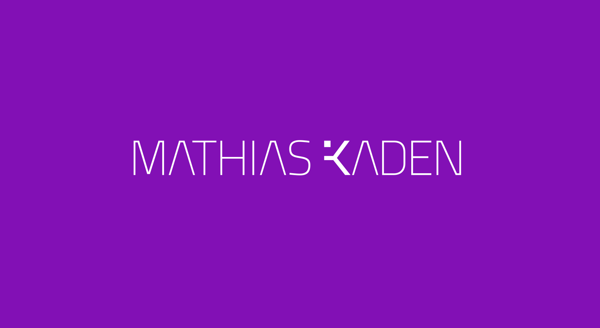 Svenja Limke <strong>Mathias Kaden</strong></br>Logo