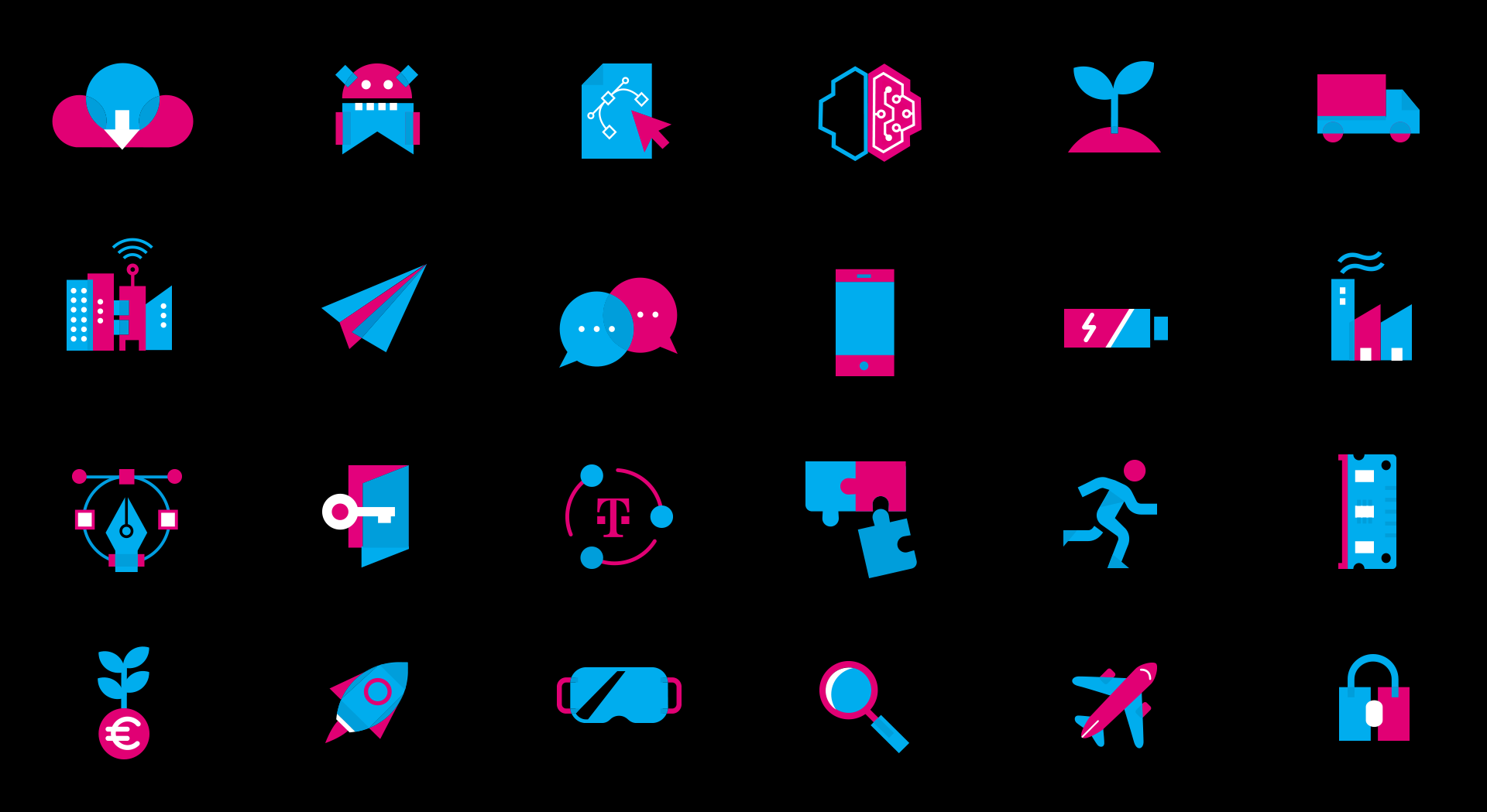 Svenja Limke <strong>Icon Set</strong></br>hubraum – tech incubator of Deutsche Telekom