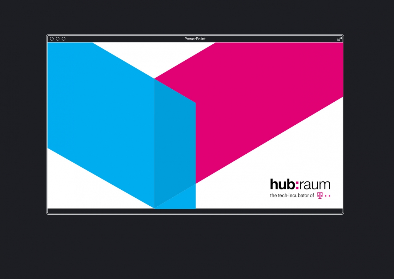 Svenja Limke <strong>hubraum – tech incubator by Deutsche Telekom</strong></br>Coporate Identity/CD – Visual Concept